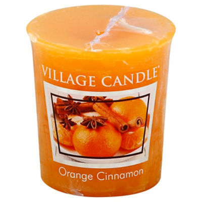 Vil Orng Cinn Votive Candle - EA - Image 1