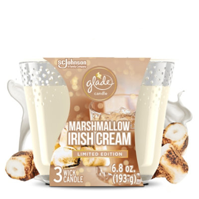 Glade Marshmallow Irish Cream 3 Wick Scented Candle - 6.8 Oz - Image 2