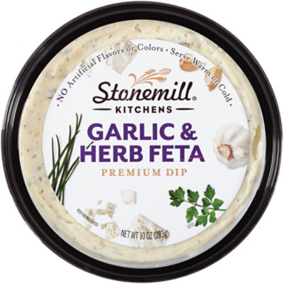 Resers Garlic And Herb Feta Dip - 10 OZ - Image 1