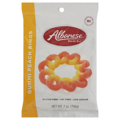 Albanese Gummi Peach Rings - 7 Oz - Image 3