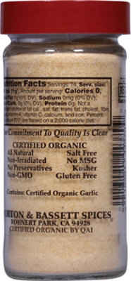 Morton & Bassett Organic Garlic Powder - 2.6 Oz - Image 6