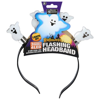 Shawshank LEDz Halloween Flashing Headband - Each - Image 1