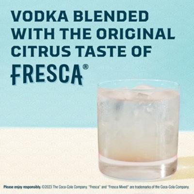 Fresca Vodka Spritz Gluten Free Mixed Grapefruit Citrus Cocktail 5% ABV Can - 4-12 Fl. Oz. - Image 3