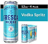 FRESCA Mixed Vodka Spritz Gluten Free Canned Cocktail 5% ABV - 12 Oz