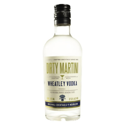 Heublein Dirty Martini Wheatley Vodka Cocktail 55 Proof - 375 Ml - Image 1