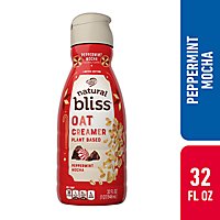 Nestle Coffee mate Natural Bliss Peppermint Mocha Oat Milk Liquid Creamer Bottle - 32 Fl. Oz. - Image 2