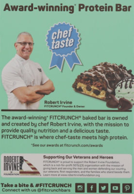 Fitcrunch Chocolate Chip Mint Snack Bar - 5 Count - Image 6