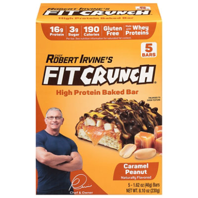 Fitcrunch Caramel Peanut Snack Bar - 5 Count - Image 3