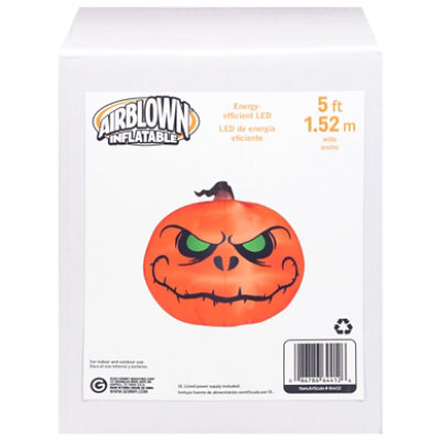 Gemmy Reaper Pumpkin Airblown 1 Count - Each - Image 1