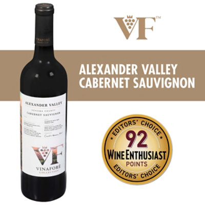 Vinafore Alexander Valley Cabernet Sauvignon Wine - 750 ML - Image 1