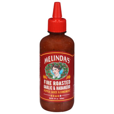 Melinda's Fire Roast Habanero Garlic Sauce - 12 Oz - Image 1