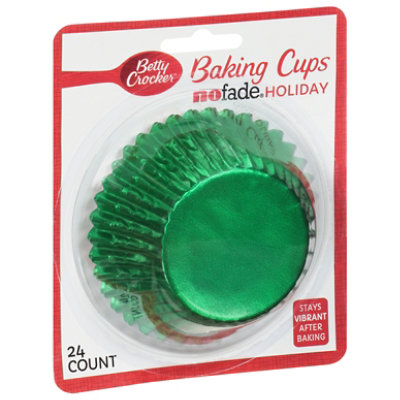 Bc Mtllic Green Cupcake Liners - 24 CT - Image 1