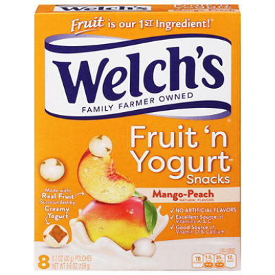 Welch's Mango Peach Fruit N Yogurt - 5.6 Oz