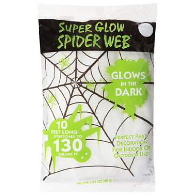 Fun 1.4oz Glow Spider Web - EA - Image 3