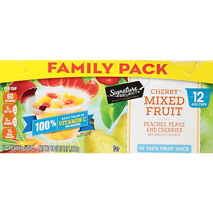 Signature SELECT Fruit Cup Cherry Mix Fruit Family Pack - 12-4 Oz - Image 6