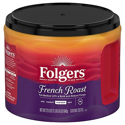 Folgers French Roast - 22.6 OZ - Image 1