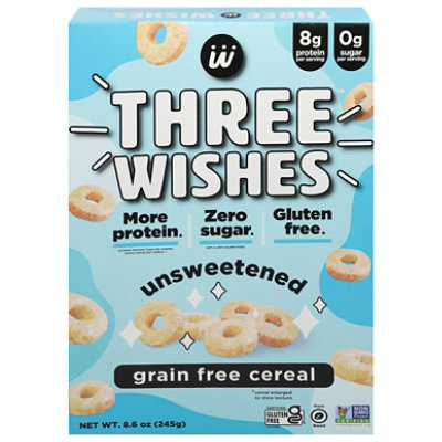 Three Wishes Unsweetened Grain Free Cereal - 8.6 OZ - Image 2