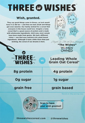 Three Wishes Unsweetened Grain Free Cereal - 8.6 OZ - Image 5