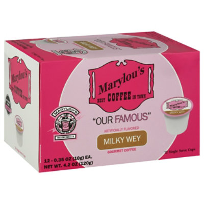 Marylou's Coffee Milky Wey Single Serve Cup Coffee - 12 Count - Image 1