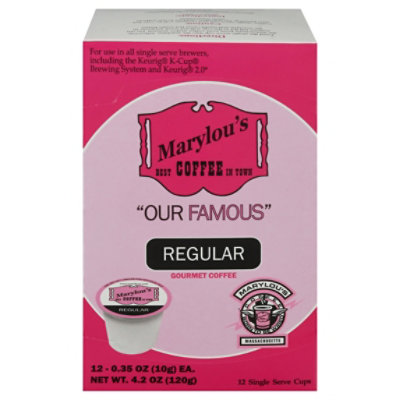 Marylou's Coffee Regular Single Serve Cup Coffee - 12 Count - Image 3