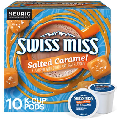 Swiss Miss Salted Caramel Hot Cocoa Keurig Single Serve K Cup Pods - 10 Count - Image 1