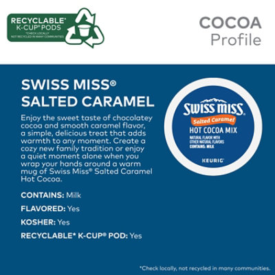 Swiss Miss Salted Caramel Hot Cocoa Keurig Single Serve K Cup Pods - 10 Count - Image 2