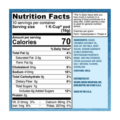 Swiss Miss Salted Caramel Hot Cocoa Keurig Single Serve K Cup Pods - 10 Count - Image 4