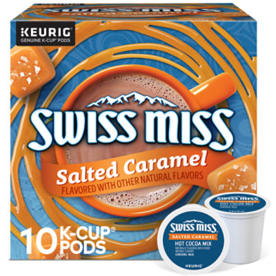 Swiss Miss Salted Caramel Hot Cocoa Keurig Single Serve K Cup Pods - 10 Count - Image 1