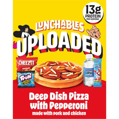 Lunchables Uploaded Pepperoni Deep Dish Pizza Box - 15.12 Oz - Image 1