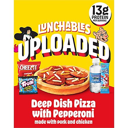 Lunchables Uploaded Pepperoni Deep Dish Pizza Box - 15.12 Oz - Image 2