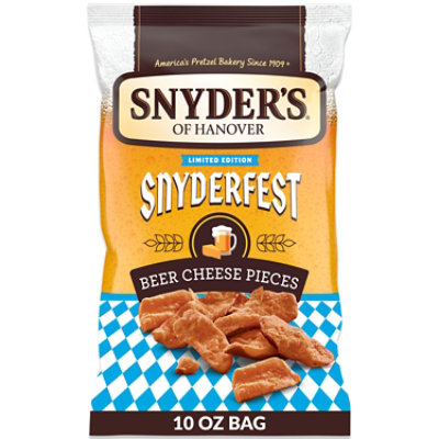 Snyder's Of Hanover Cheddar Pretzels - 10 Oz