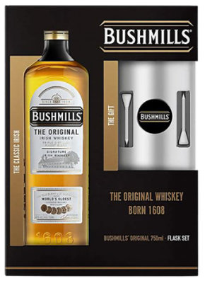 Bushmills Original W/ Golf Flask - 750 ML - Image 1