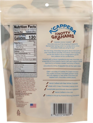 A'cappella Knotty Grahams Cookie & Cream Graham Pretzels - 4.5 Oz - Image 6