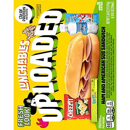 Lunchables Uploaded Ham and American Sub Sandwich Box - 15.36 Oz - Image 6