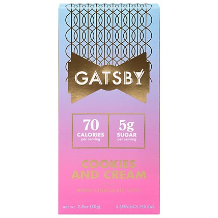 Gatsby Cookies & Cream Bar - 2.8 Oz - Image 2