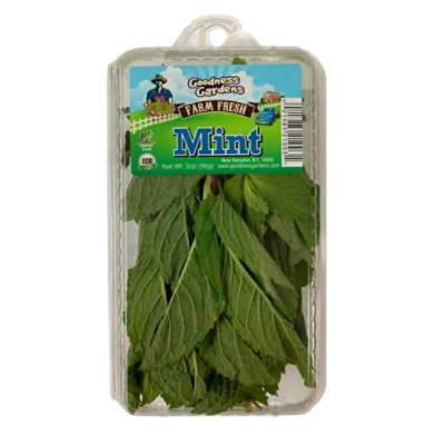 Goodness Gardens Mint Clamshell - 2 OZ - Image 1