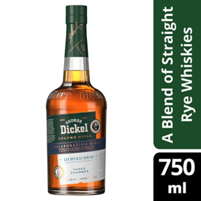 George Dickel and Leopold Bros. Collaboration Blend Rye Whisky - 750 Ml - Image 1