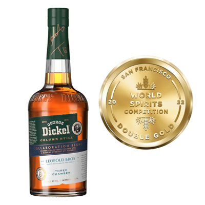 George Dickel and Leopold Bros. Collaboration Blend Rye Whisky - 750 Ml - Image 3