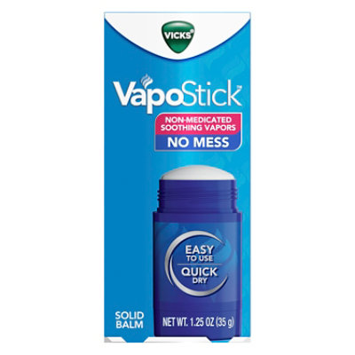 Vicks VapoStick Soothing Non Medicated Vapors Solid Balm - 1.25 Oz - Image 1