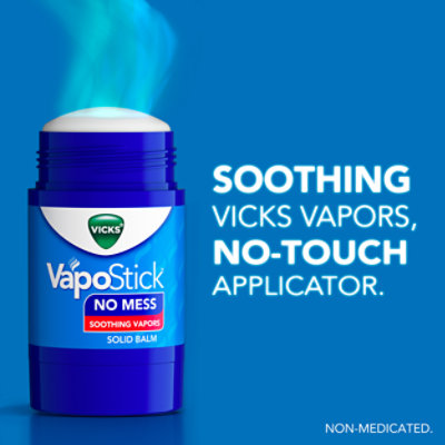 Vicks VapoStick Invisible Solid Balm with Soothing Vicks Vapors Non-Medicated 1.25 Oz - Image 7