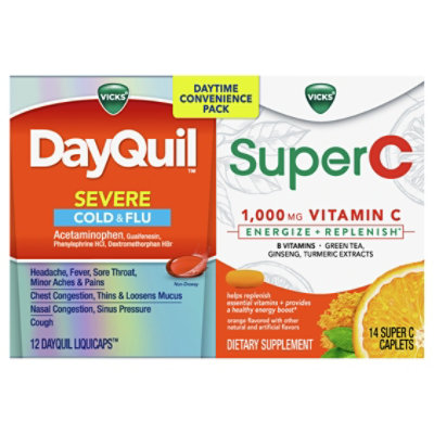 Vicks DayQuil And Super C Convenience Pack - Each - Image 3