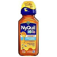 Vicks NyQuil Kids Honey Flavored Cold And Cough Plus Congestion Relief - 8 Fl. Oz. - Image 2