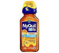 Vicks NyQuil Kids Honey Flavored Cold And Cough Plus Congestion Relief - 8 Fl. Oz.