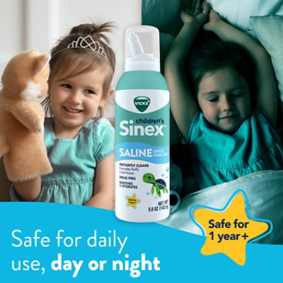 Vicks Sinex Childrens Saline Nasal Mist - 3 Fl. Oz. - Image 4