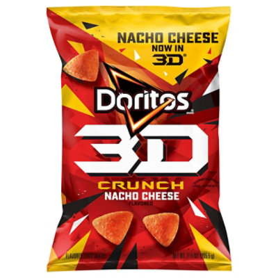 Doritos 3d Crunch Nacho Cheese Corn Snacks - 7.25 Oz - Image 2