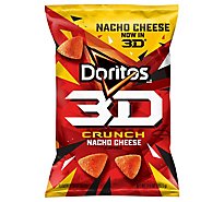 Doritos 3d Crunch Nacho Cheese Corn Snacks - 7.25 Oz