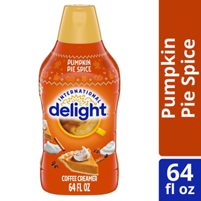 International Delight Pumpkin Pie Spice Liquid Coffee Creamer - 64 Fl. Oz. - Image 1