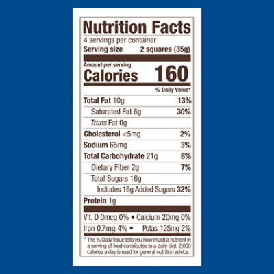 Ghirardelli Sea Salt Caramel Dark Chocolate Squares Bar - 4.8 Oz - Image 3