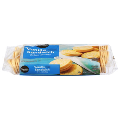 Signature SELECT Sandwich Vanilla Crème Cookies - 25 Oz - Image 3