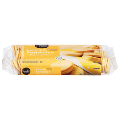 Signature SELECT Sandwich Lemon Crème Cookies - 25 Oz - Image 2